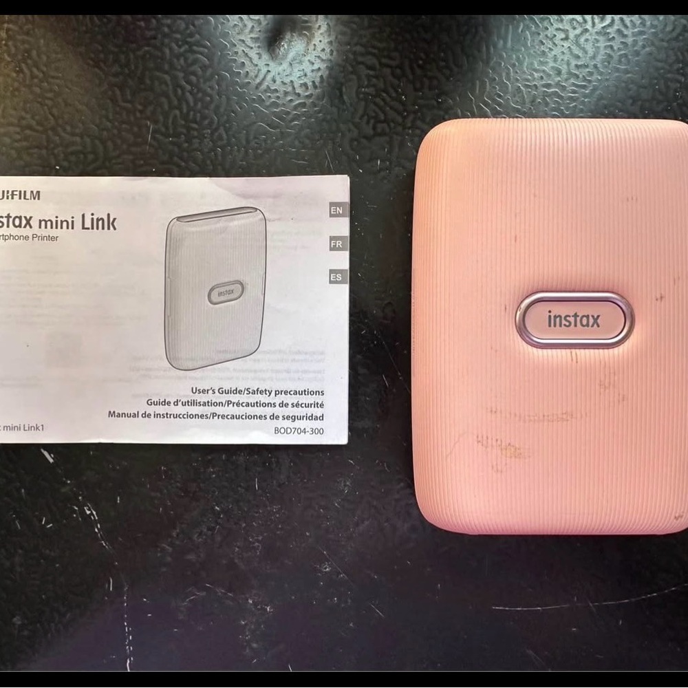 Fujifilm Instax Mini Link Printer in Soft Pink